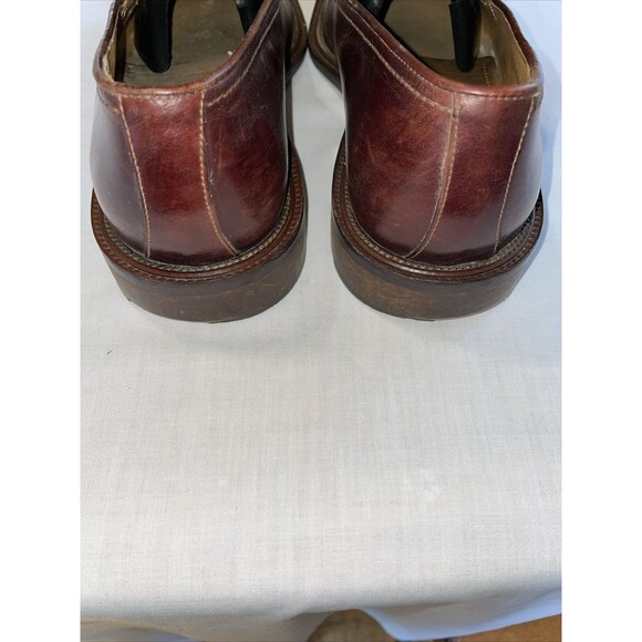 Folio New York Italy Dress Loafers Mens Size 11 M Brown Leather  Slip On Tassels main image 8